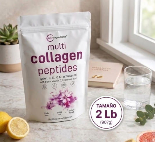 MULTI COLLAGEN PEPTIDES CON 5 TIPOS ! JUVENTUD Y ELASTICIDAD
